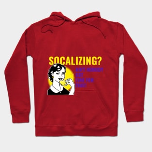 Introverts no time for socializing Hoodie